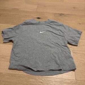Nike grey crop top excellent condition only worn once